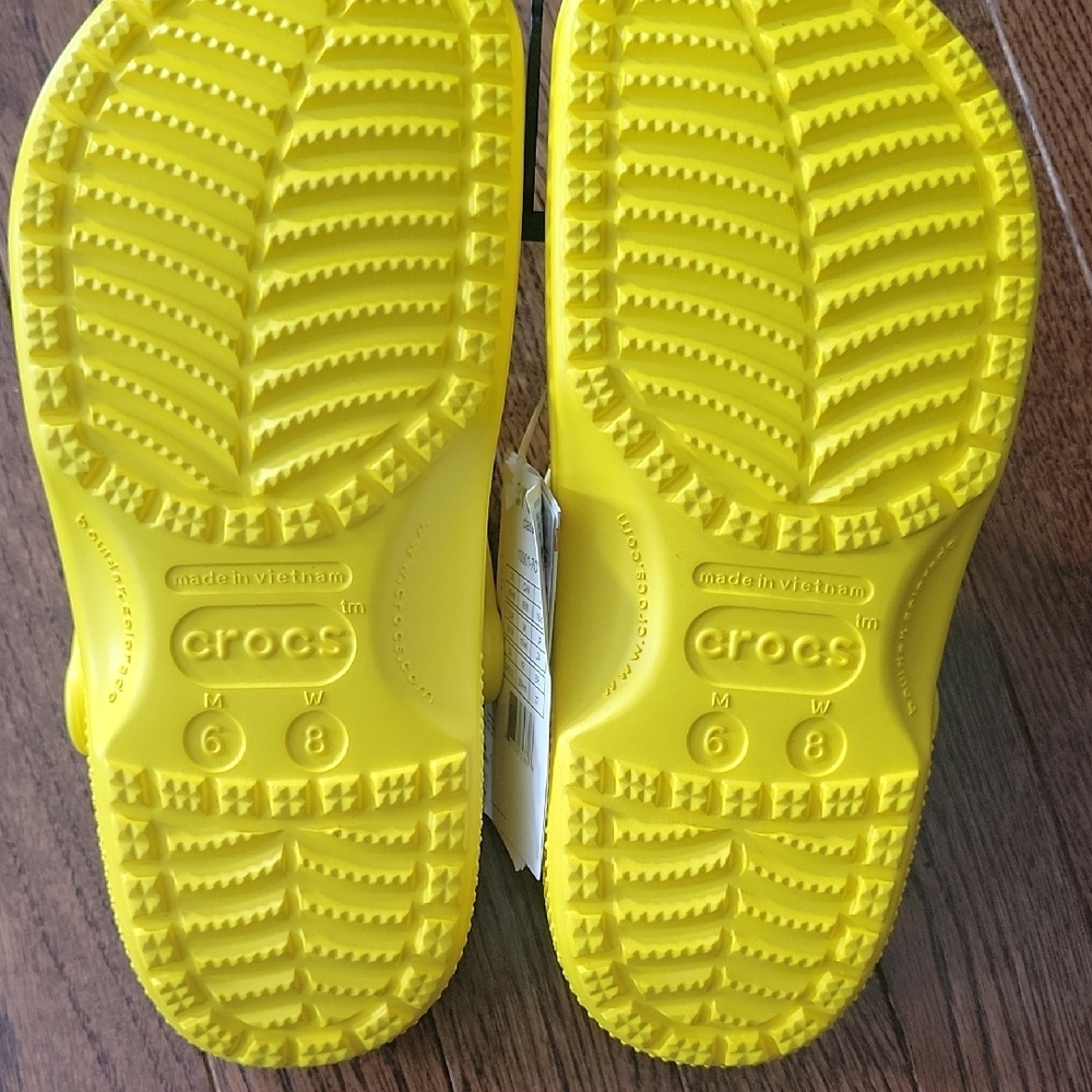 NEW! Bright Yellow Crocs - Picture 3 of 3
